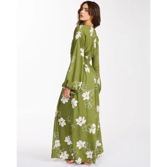 Billabong Floral Maxi Dress Night Bloom - Picture 9 of 14
